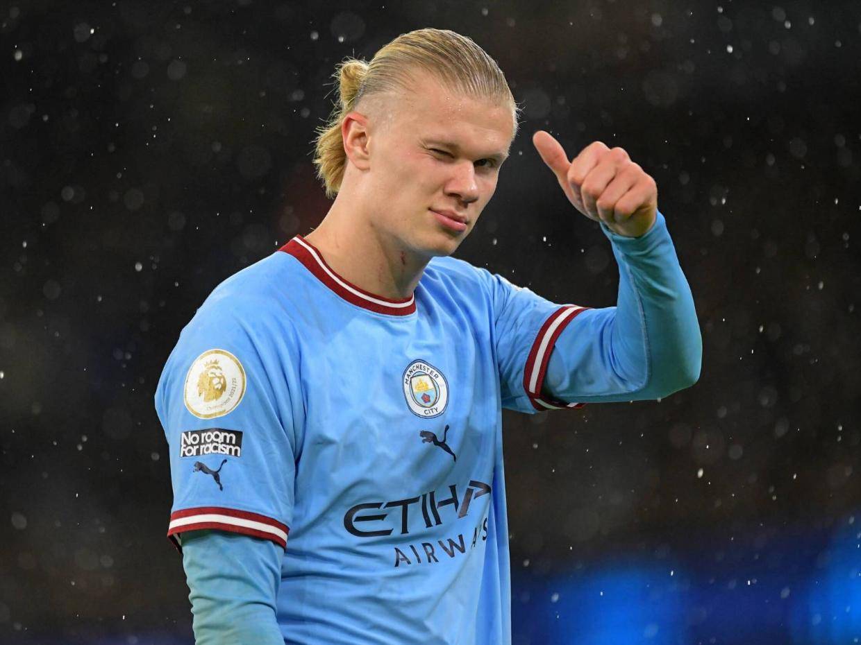 英超百球时速榜,哈兰德身前仅剩一人